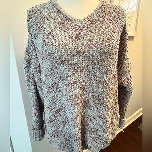 Grey confetti sweater